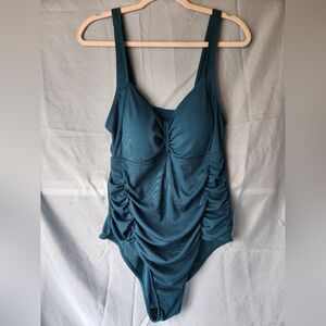 Swimsuit No Brand No Size Likely 14/16 One Piece Teal